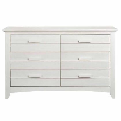 Ozlo Baby Crestwood 6 Drawer Nursery Dresser Oyster White From