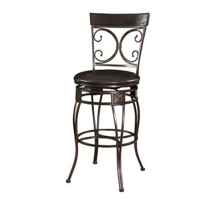Big and Tall Back to Back Scroll Bar Stool, One Size ...