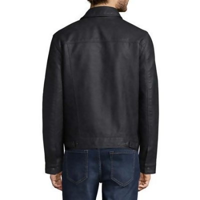 levis leather trucker jacket mens