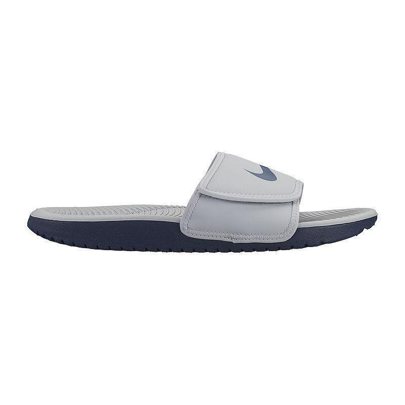 grey nike sandals with straps