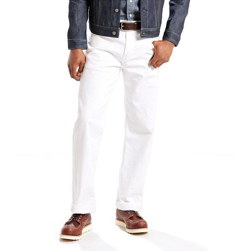 levis 569 white jeans