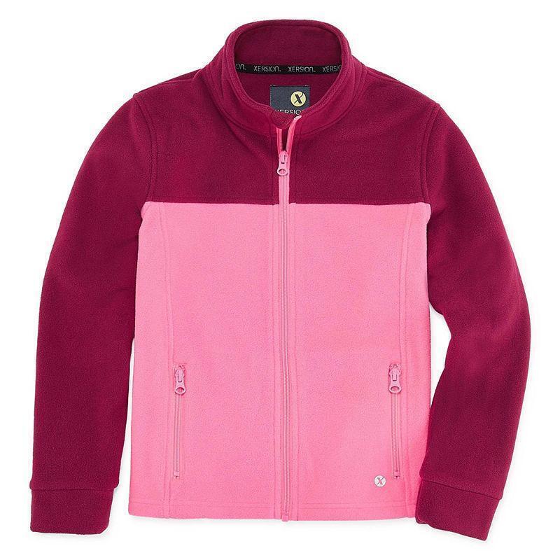 wine fleece jacket