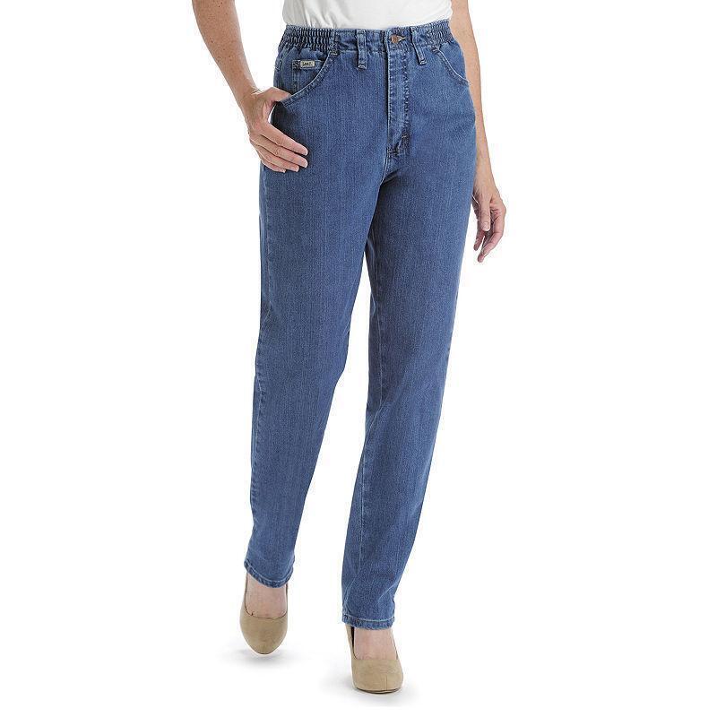petite short jeans with elastic waist