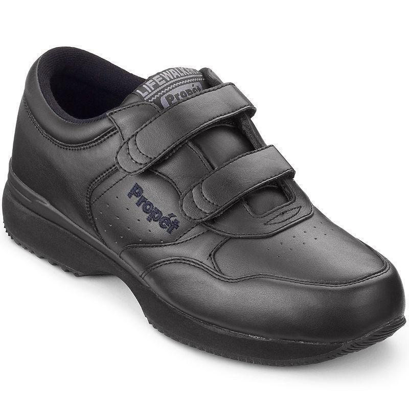 propet walker leather walking shoes