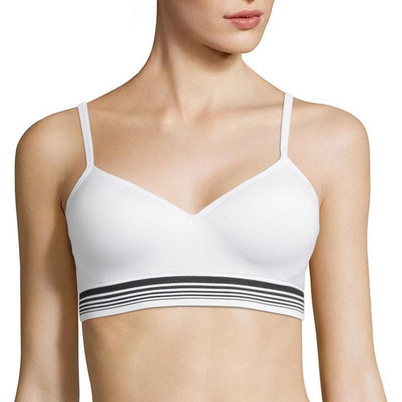 white push up sports bra