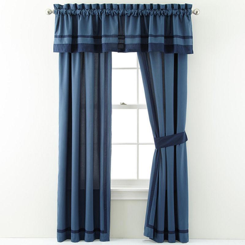 Bensonhurst 2 Pack Curtain Panels Bensonhurst 84 Drapes Blue From Jcpenney At Shop Com