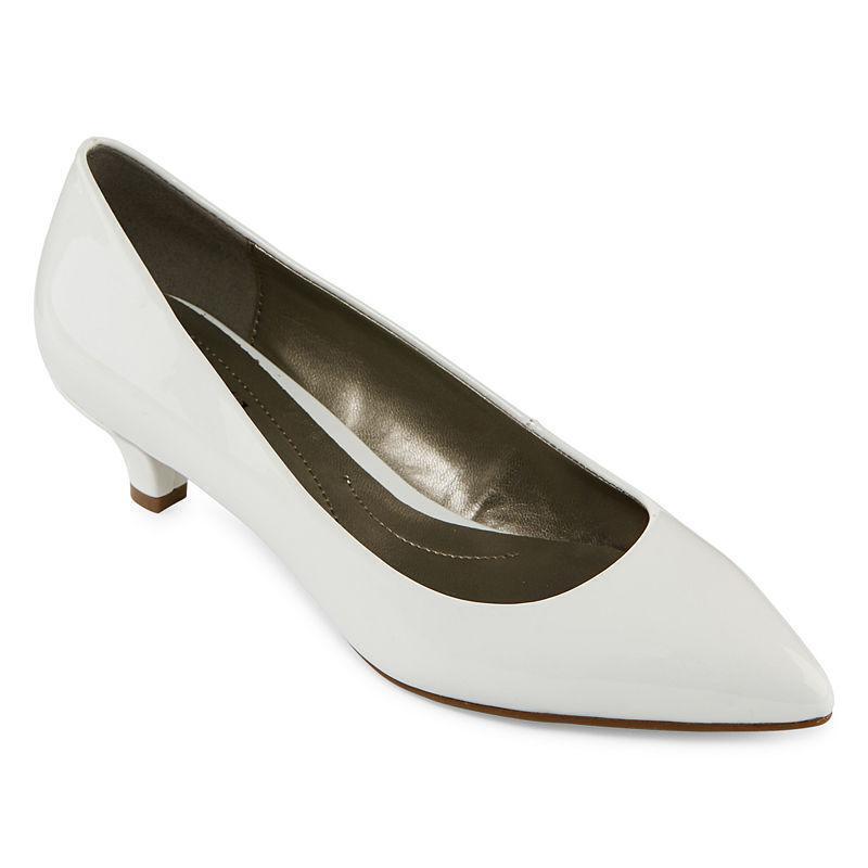 jcpenney silver pumps