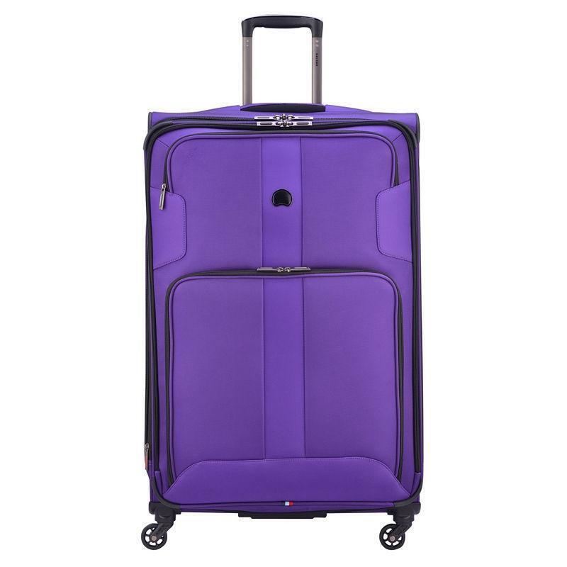 delsey purple lightweight luggage