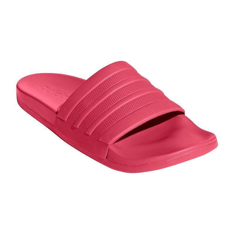 Adidas Womens Cloudfoam Adilette Sandal Slide Sandals Size 11 Medium Pink From Jcpenney At Shop Com