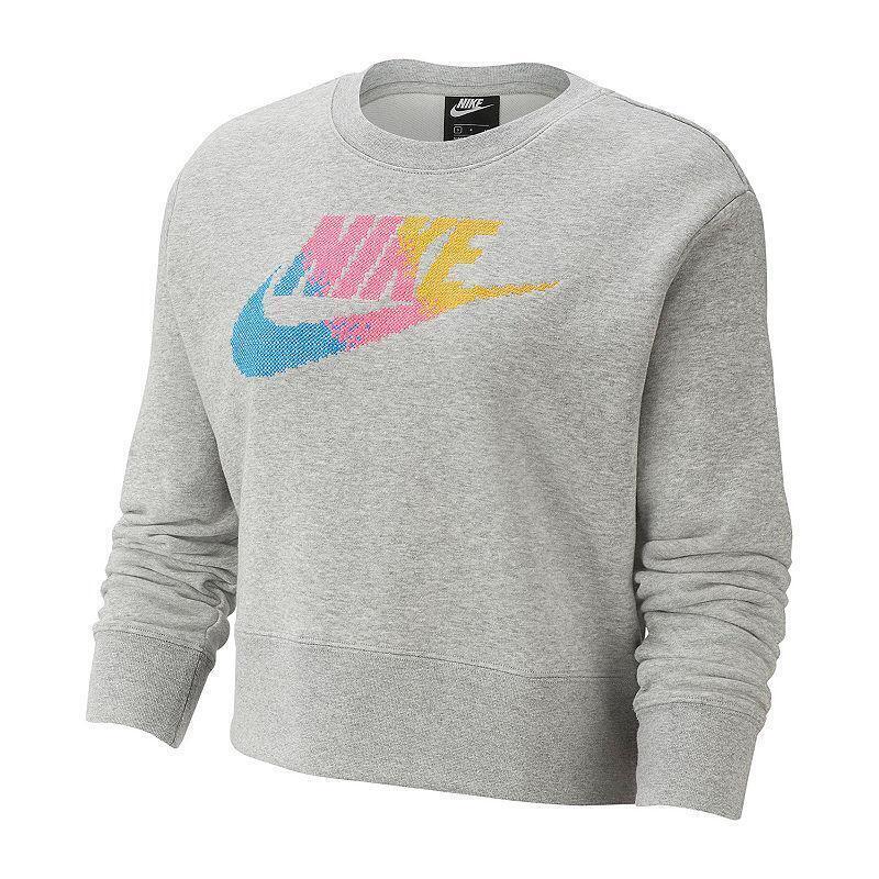 nike womens crew neck long sleeve sweatshirt