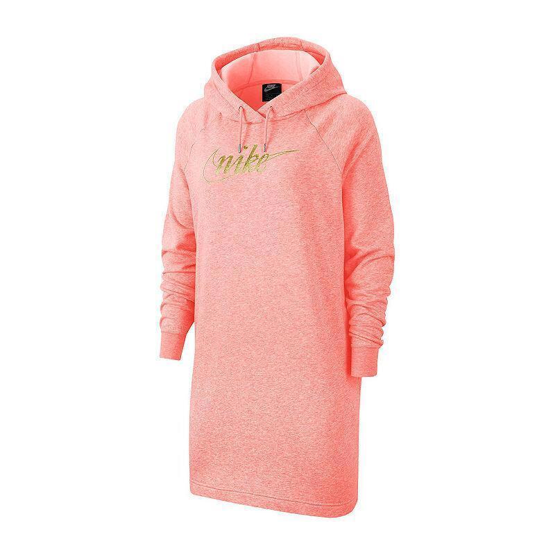 pink nike t shirt dress