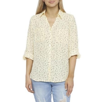 jcpenney yellow blouse