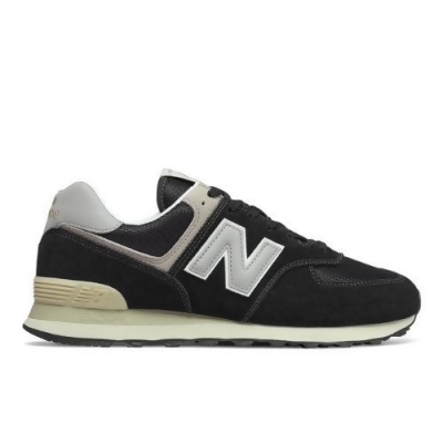 New Balance 574 Shoes - Black/Bone 