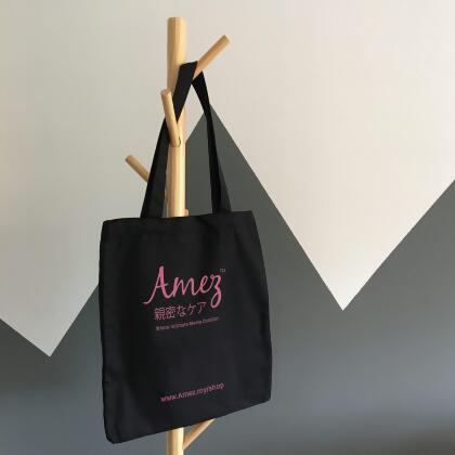 Amez eco-friendly Cotton Canvas Bag A3 - Black 