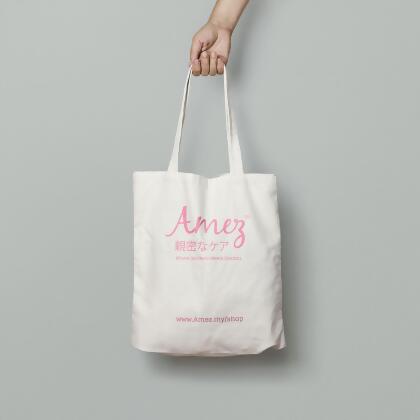 Amez eco-friendly Cotton Canvas Bag A3 - White 