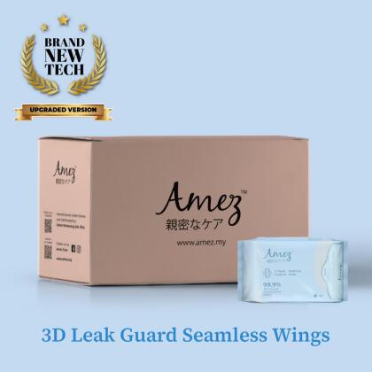 1 Carton Amez Care Day [3D Leak Guard Seamless Wings] 