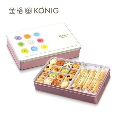 【金格】香頌餅乾雪茄捲禮盒 
