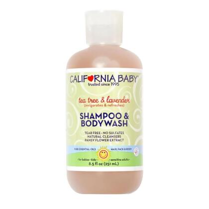 california baby tea tree & lavender shampoo & body wash