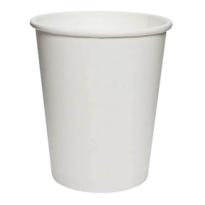 white paper cups