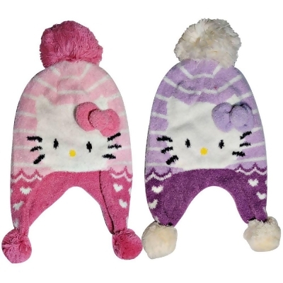 Hello Kitty 凱蒂貓, 兒童護耳帽, 保暖禦寒羽毛俏麗 款（冬季限定款） 