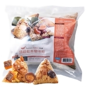 美威頂級鮭魚雙味粽(5粒)-冷凍/ 美威頂級鮭魚雙味粽(5粒)-冷凍