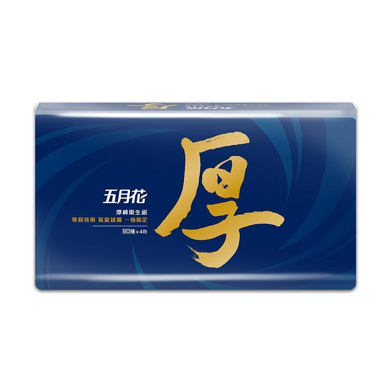 五月花厚棒抽取式衛生紙90抽 4 From 家樂福線上購物網at Shop Com Tw