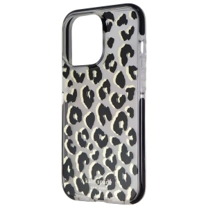 UPC 191058146694 product image for Kate Spade Defensive Hardshell Case for iPhone 13 Pro - City Leopard Black/Clear | upcitemdb.com