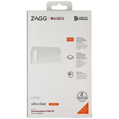 ZAGG InvisibleShield Ultra Clear Screen Protector for Galaxy Z Flip3 5G - Clear 