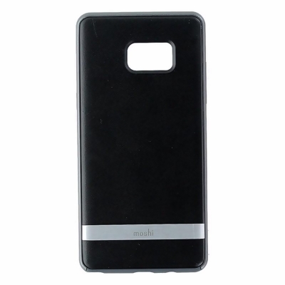 Moshi Napa Premium Leather Hybrid Case for Samsung Galaxy Note7 - Black / Gray 