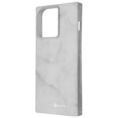 Case-Mate BLOX Series Square Case for Apple iPhone 13 Pro - White Marble 
