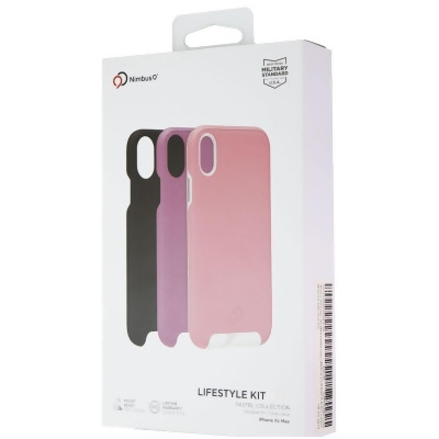 Nimbus9 LifeStyle Kit Pro Changeable Case for iPhone Xs Max - Pink/Purple/Black 