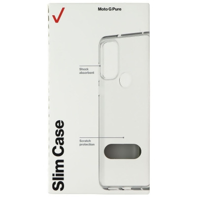 Verizon Slim Sustainable Series Case for Motorola Moto G Pure - Clear 
