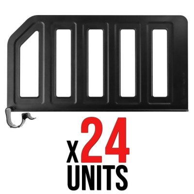24 PACK - Simple Cell Shelf / Closet Separator w/ Snap on Clip 12 x 6 Inch 