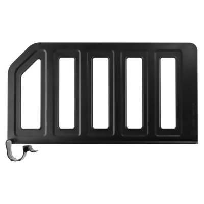 Shelf Separator / Divider with Snap on Clip (12-inch x 6-inch) - Black 