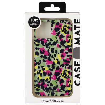 Case-Mate Prints Series Case for Apple iPhone XR / iPhone 11 - Neon Cheetah 