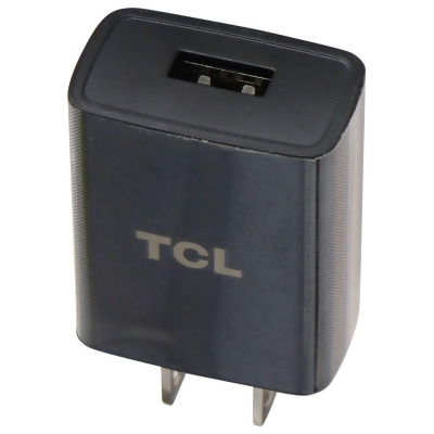 TCL (5V/1A) Single USB Port Wall Charger Travel Adapter - Black (UC11US) 