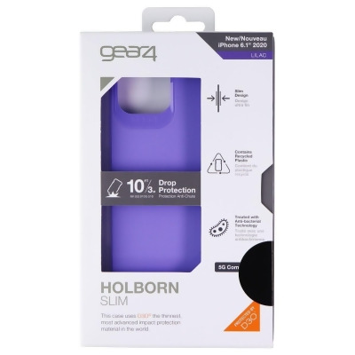 Gear4 Holborn Slim Series Case for Apple iPhone 12 Pro & iPhone 12 - Lilac 