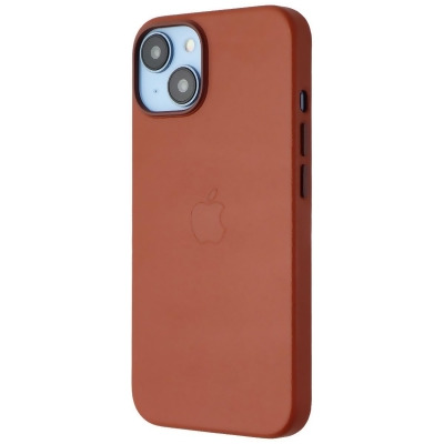 Apple Leather Case For Magsafe for Apple iPhone 14 - Umber 