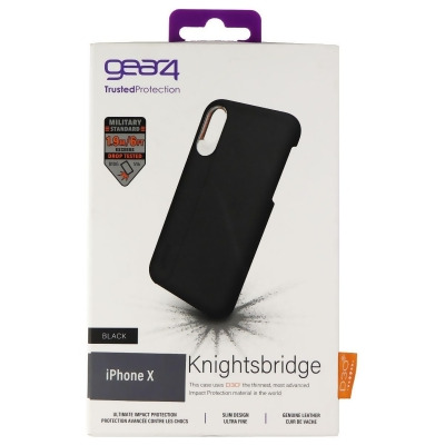 Gear4 Knightsbridge Series Case for Apple iPhone Xs/X Smartphones - Black 