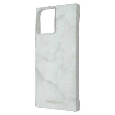 Case-Mate BLOX Series Rectangular Case for iPhone 12 Pro Max - White Marble 