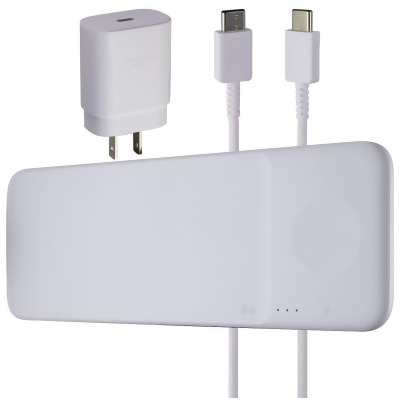 Samsung Wireless Charger Trio for Qi Devices, Headphones & Watches - White 