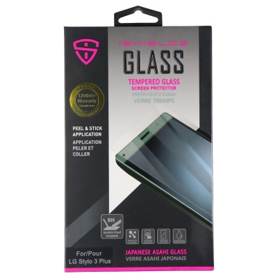 iShieldz Asahi Tempered Glass Screen Protector for LG Stylo 3 Plus - Clear 