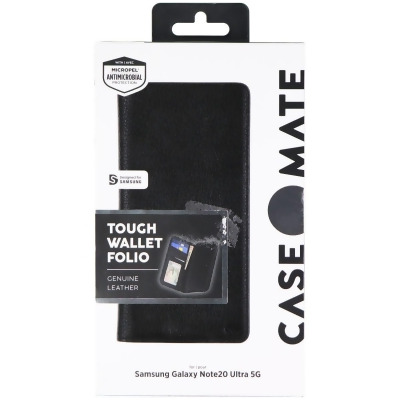 Case-Mate Tough Wallet Folio Case for Samsung Galaxy Note20 Ultra 5G - Black 
