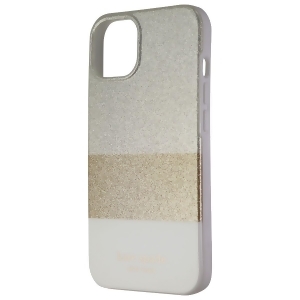 UPC 191058137647 product image for Kate spade Protective Hardshell Case for iPhone 13 - Glitter Block White - All | upcitemdb.com