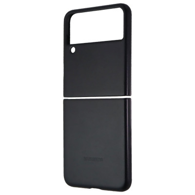 Official Samsung Leather Cover for Galaxy Z Flip3 5G - Black 