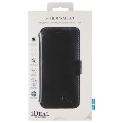 iDeal of Sweden STHLM Wallet Case for Samsung Galaxy S20 Ultra - Black 