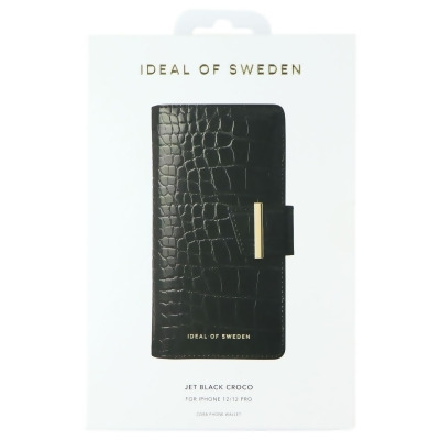 iDeal of Sweden Phone Wallet Case for Apple iPhone 12 and 12 Pro - Black 