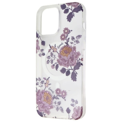 Coach Case for MagSafe for iPhone 13 Pro Max - Moody Floral Purple/Clear 