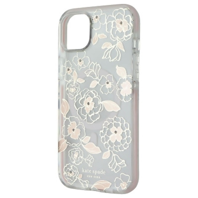 Kate Spade Defensive Case for MagSafe for iPhone 14 Plus - Gold Floral 
