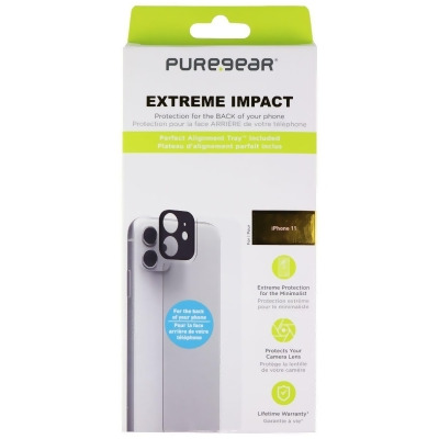 PureGear Extreme Impact Back Panel & Camera Protector for Apple iPhone 11 